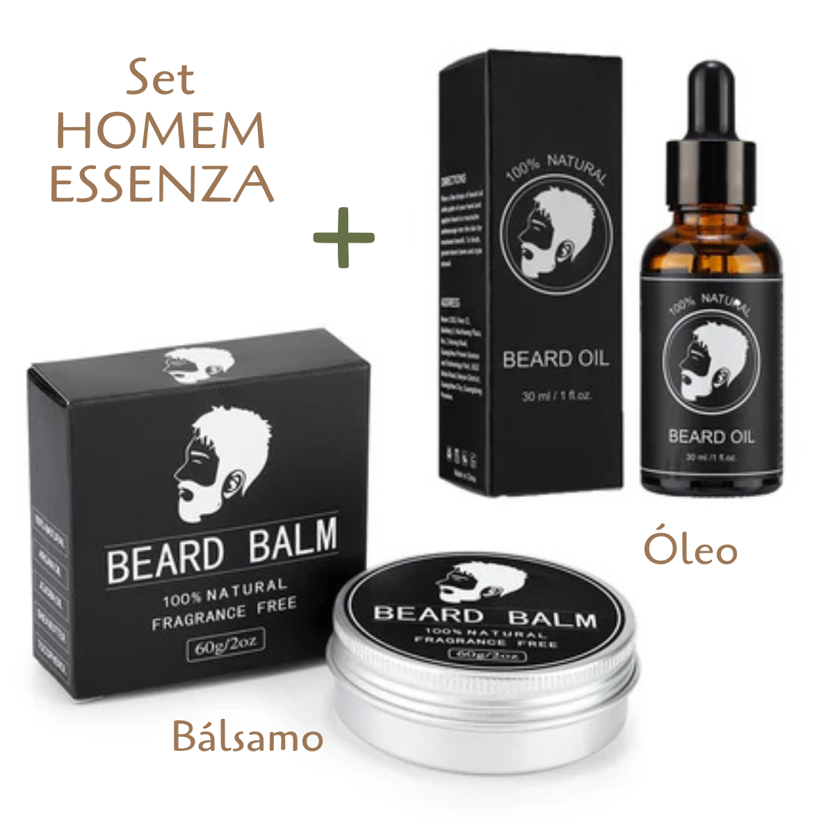 Set Homem Essenza Óleo + Bálsamo