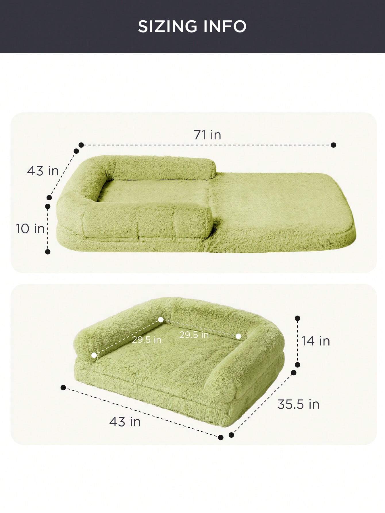 Cama Dobrável Estilo Cama de Cão para Humanos