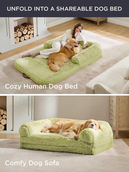 Cama Dobrável Estilo Cama de Cão para Humanos