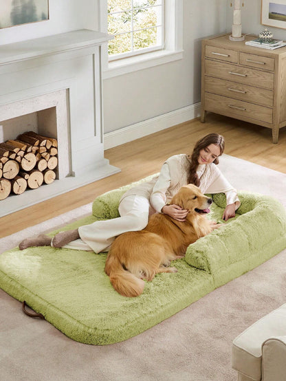 Cama Dobrável Estilo Cama de Cão para Humanos