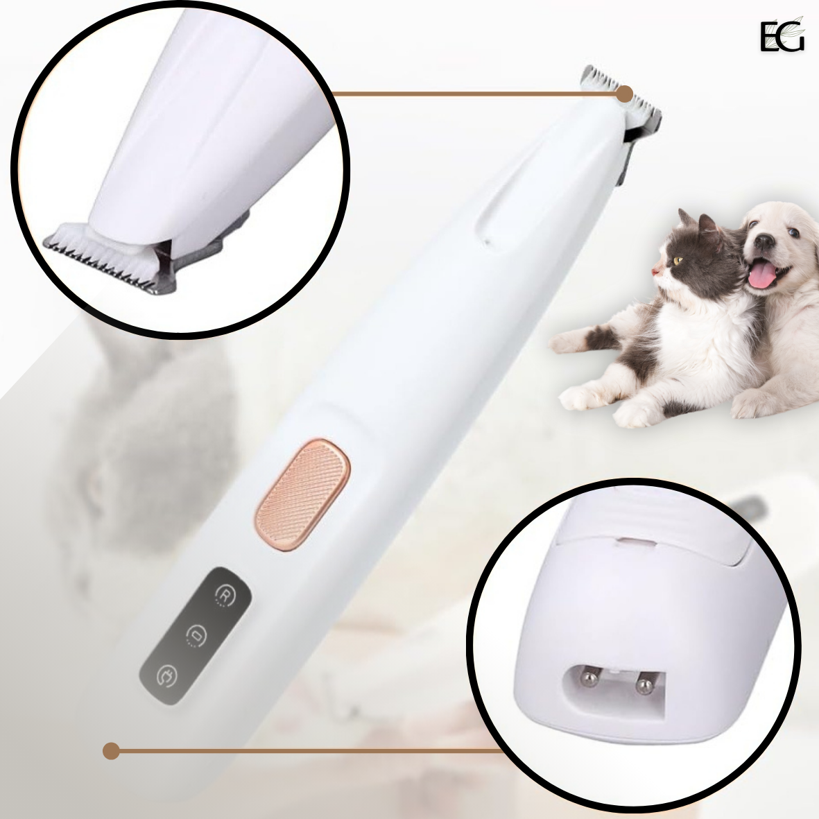 PATACARE: Máquina de Tosquiar para Patas de Cães e Gatos