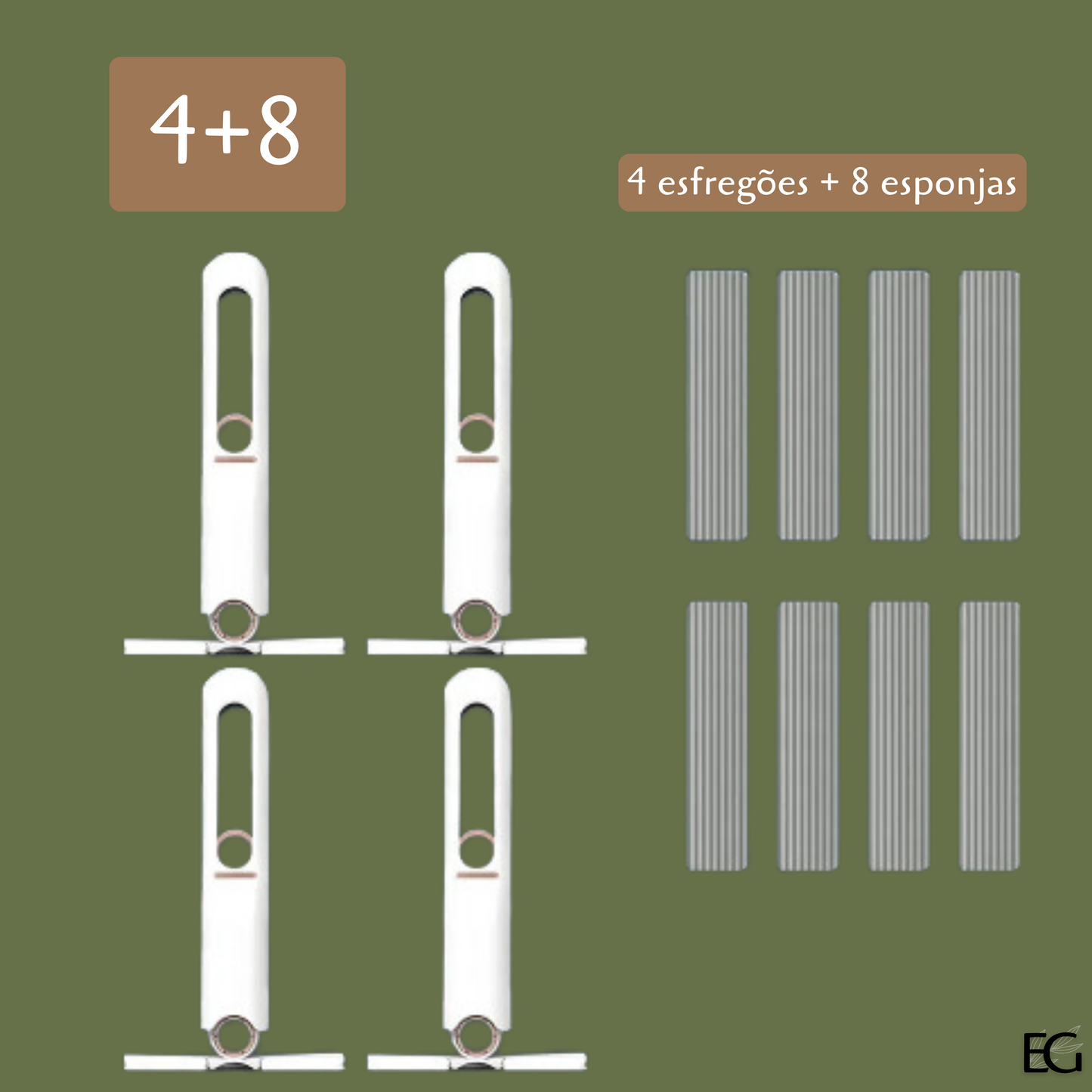 Mini Esfregão Portátil: Limpeza Prática e Eficiente em Todos os Cantos