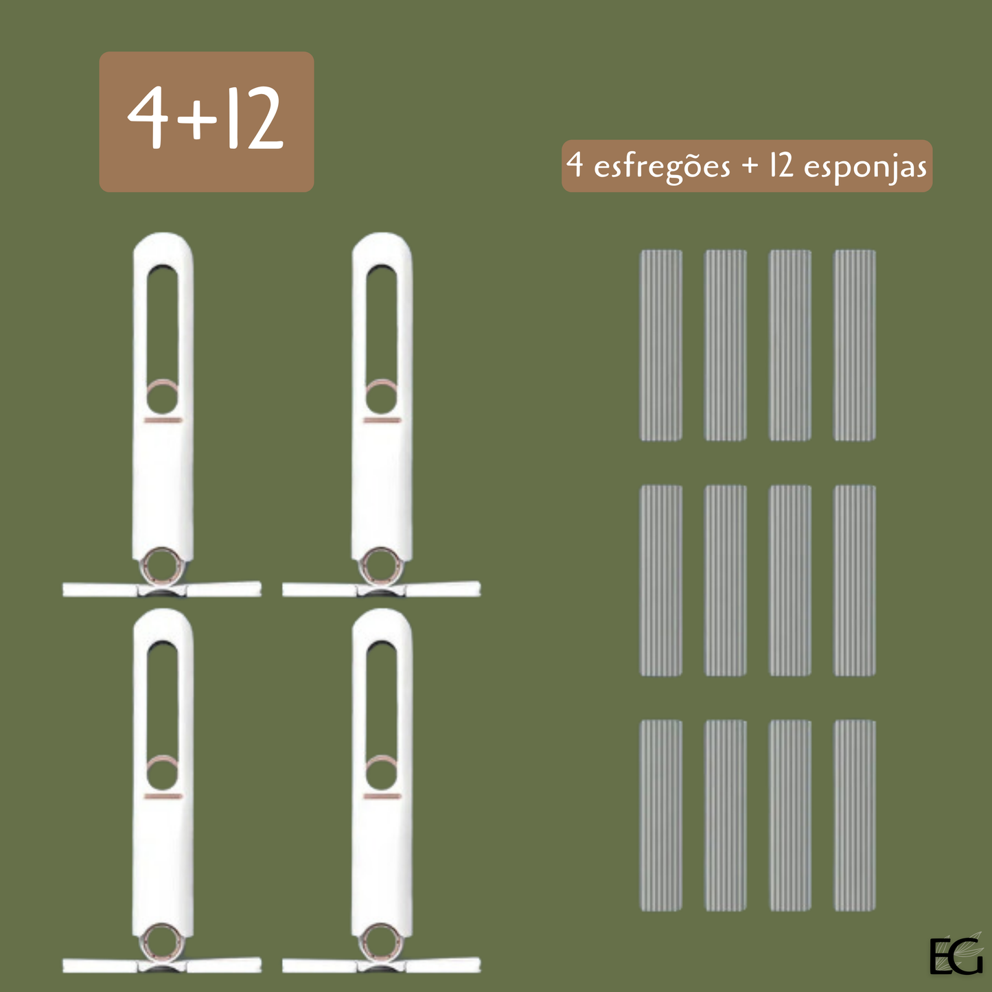 Mini Esfregão Portátil: Limpeza Prática e Eficiente em Todos os Cantos