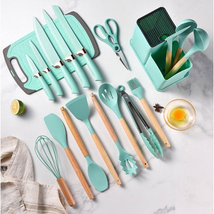 Kit Utensílios de Cozinha Luxo