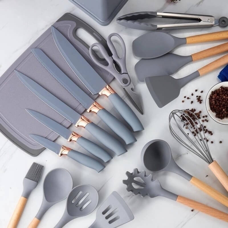 Kit Utensílios de Cozinha Luxo